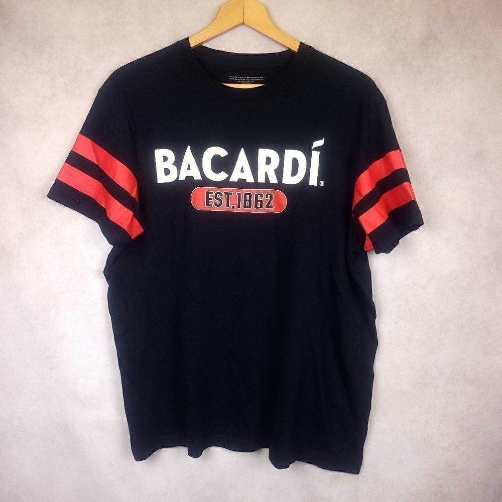 Bacardi Black Shoet Sleeve Tshirt